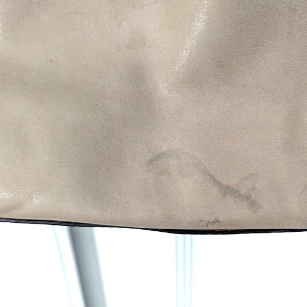 Coach Poppy Halie Cappuccino/Oyster Glam Shoulder Tote Bag - Picture 16 of 16